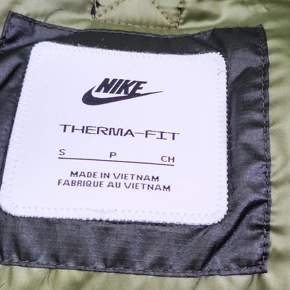 Nike Sportswear Therma-FIT Repel Puffer Coat Men's Jacket Green DD6978-326 - Picture 12 of 12